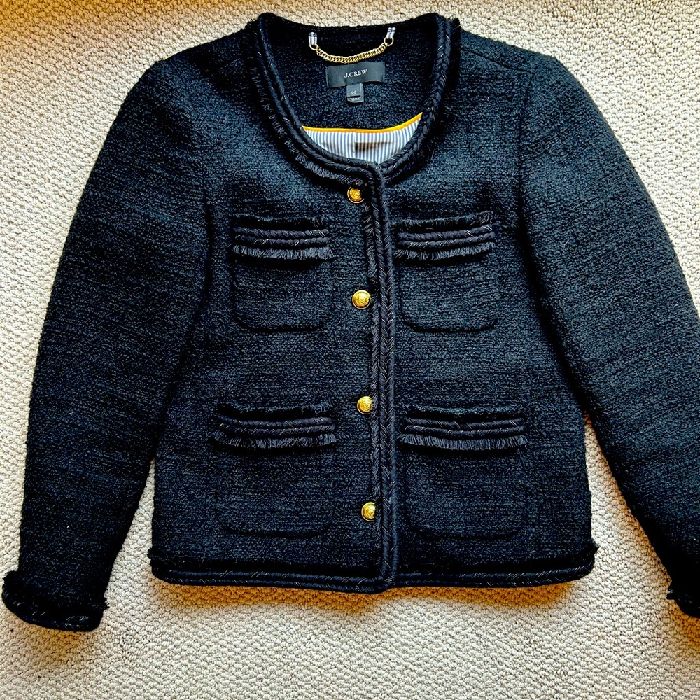J. Crew Black Ladies Jacket.